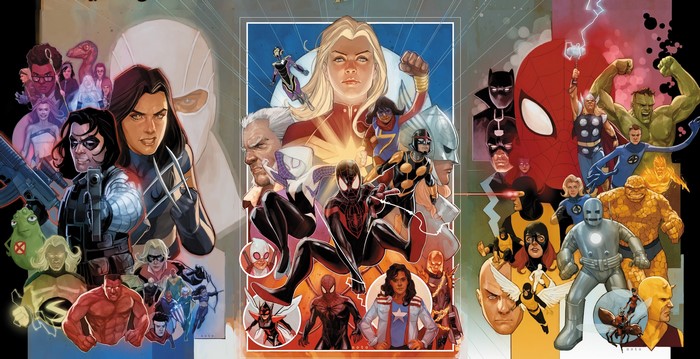 Marvel Comics Characters Assemble