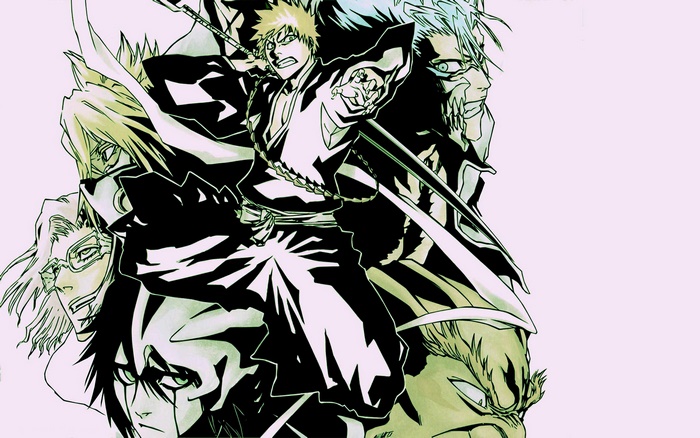 Bleach characters group shot