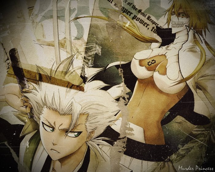 Tier Halibel and Toushiro Hitsugaya from Bleach