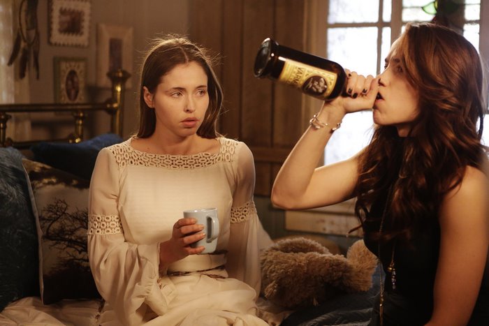 Wynonna Earp: Two women in a room