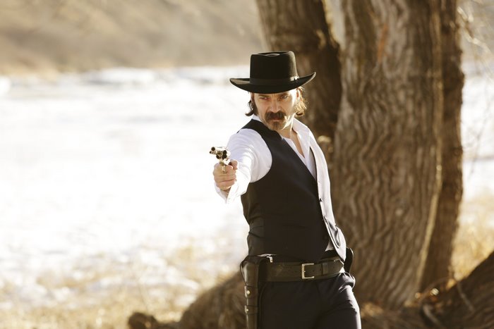 Wynonna Earp character with gun