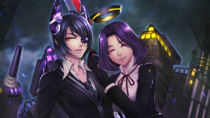 Tenryuu from Kancolle with a companion