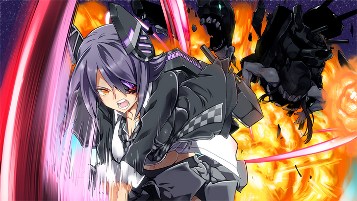 Tenryuu from Kancolle in battle