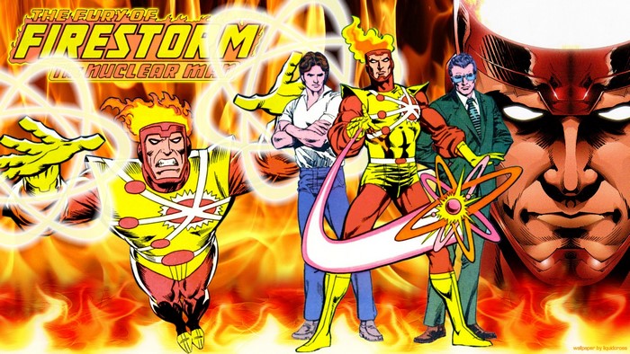 The Fury of Firestorm The Nuclear Man comic art