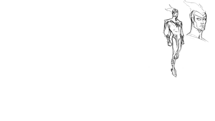 Firestorm character sketch