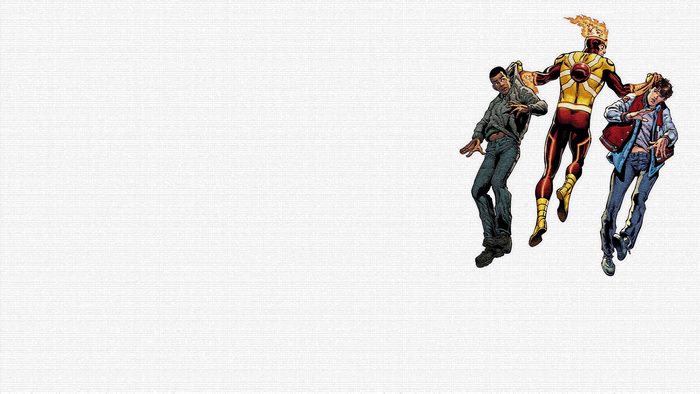 Firestorm carrying two men