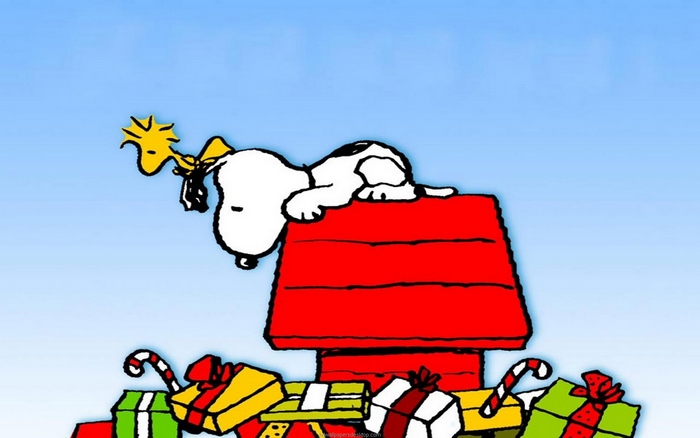 Snoopy and Woodstock from Peanuts