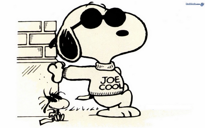 Snoopy and Woodstock from Peanuts