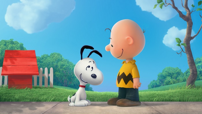 Charlie Brown and Snoopy Sharing a Moment Outdoors