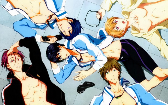 Free! Rin Haruka Makoto Nagisa Rei Sousuke