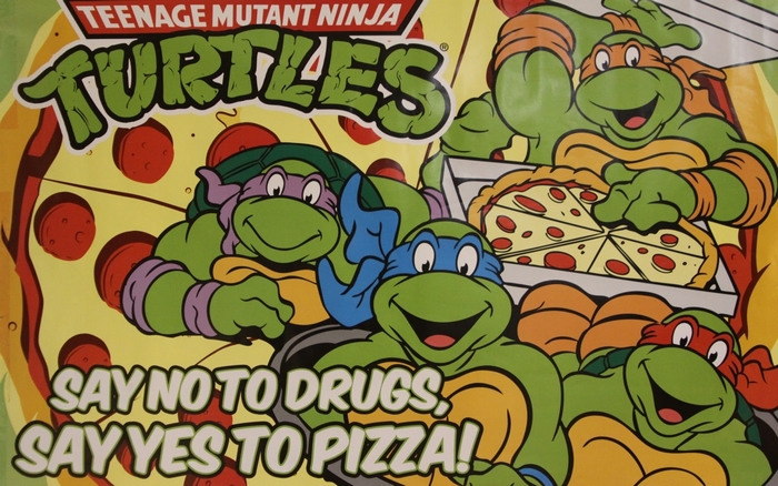 Teenage Mutant Ninja Turtles Say No to Drugs, Say Yes to Pizza!