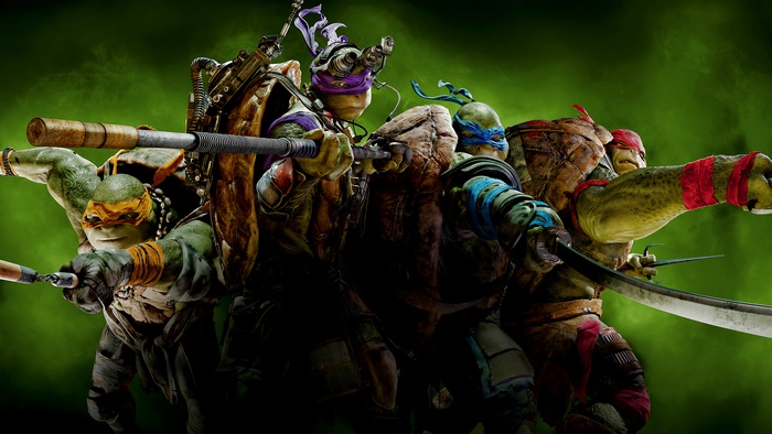 Teenage Mutant Ninja Turtles in action