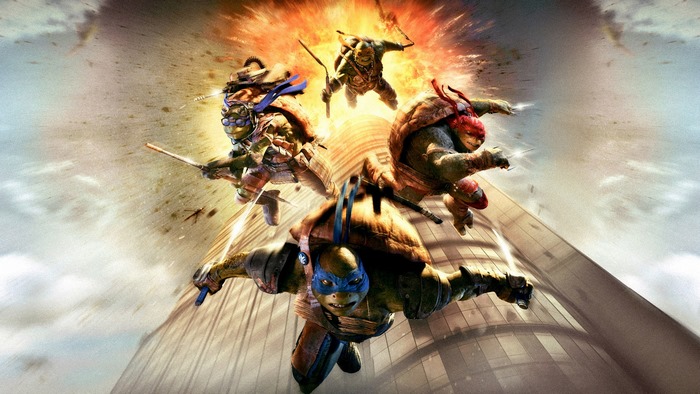 Teenage Mutant Ninja Turtles in action