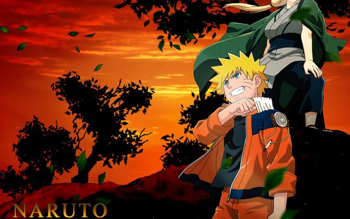Naruto and Tsunade from Naruto
