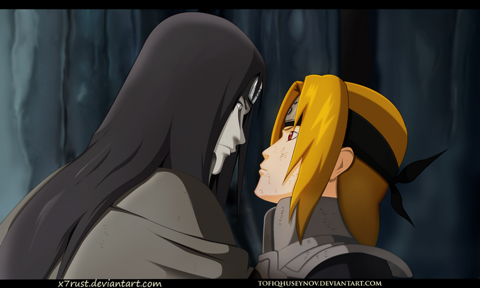 Orochimaru and Karin from Naruto