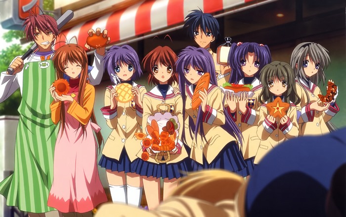 Group of friends with baked goods