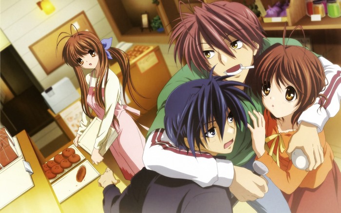 Sanae Furukawa and friends in a bakery