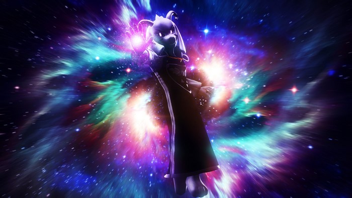 Asriel from Undertale in space