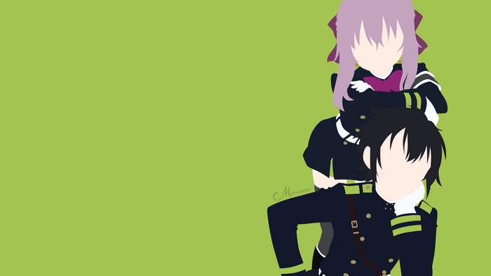 Shinoa Hīragi and Yūichirō Hyakuya from Seraph of the End
