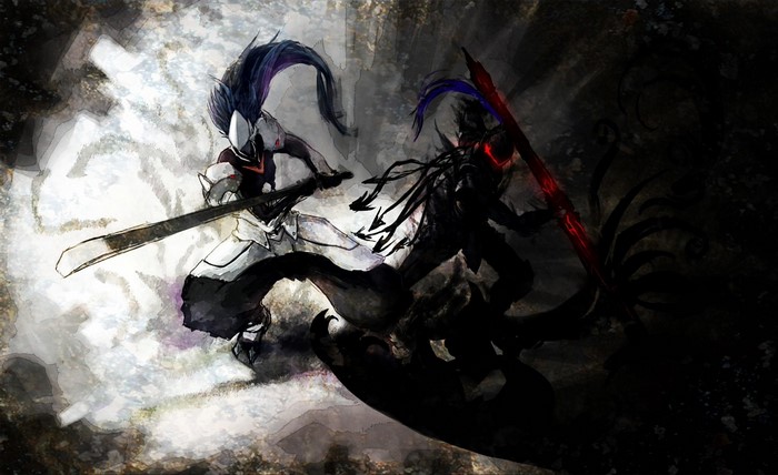 Berserker from Fate/Zero fighting