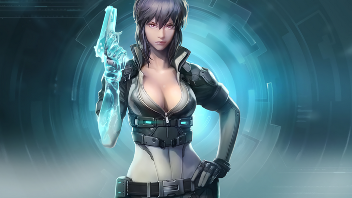 Motoko Kusanagi from Ghost in the Shell