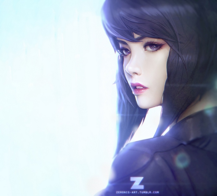 Motoko Kusanagi from Ghost in the Shell