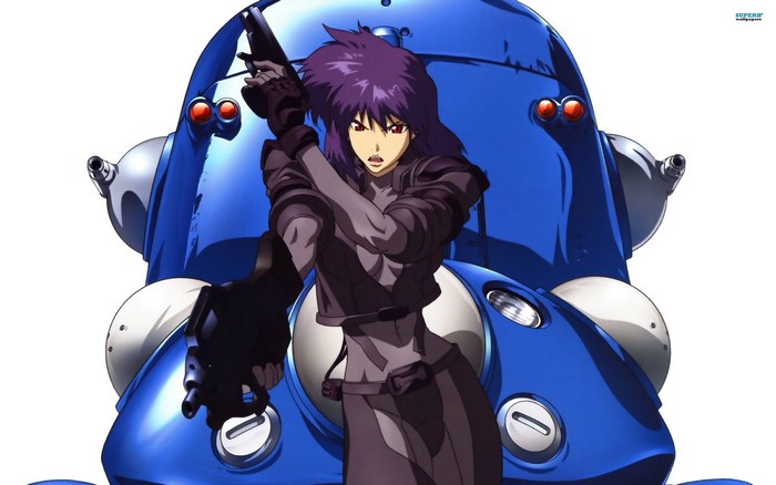 Motoko Kusanagi from Ghost in the Shell
