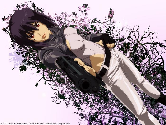 Motoko Kusanagi from Ghost in the Shell