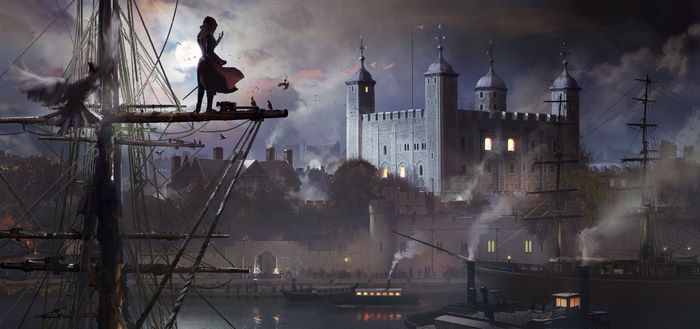 Evie Frye from Assassin's Creed Syndicate at the Tower of London