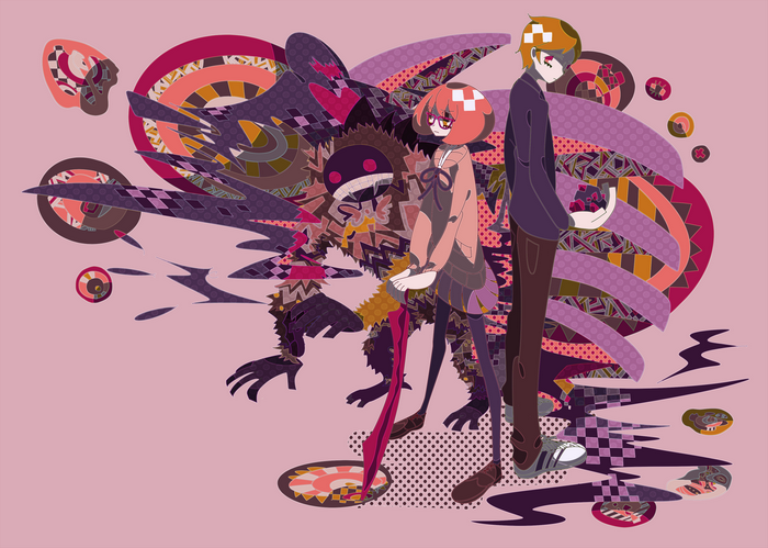 Akihito Kanbara and a creature