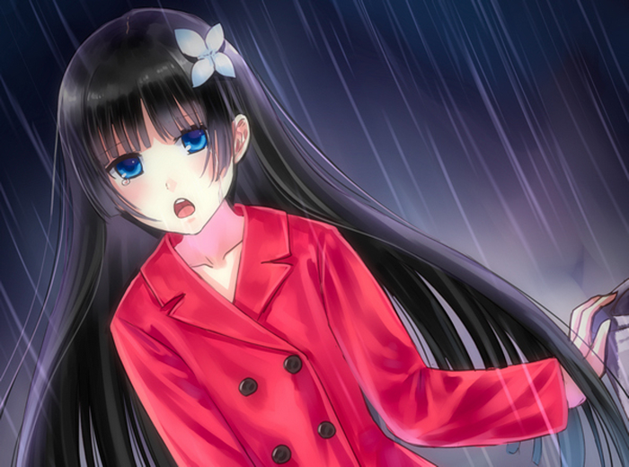 Rea Sanka in the rain
