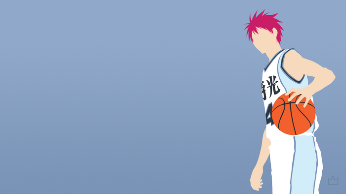 Seijūrō Akashi Anime Basketball Player with Ball