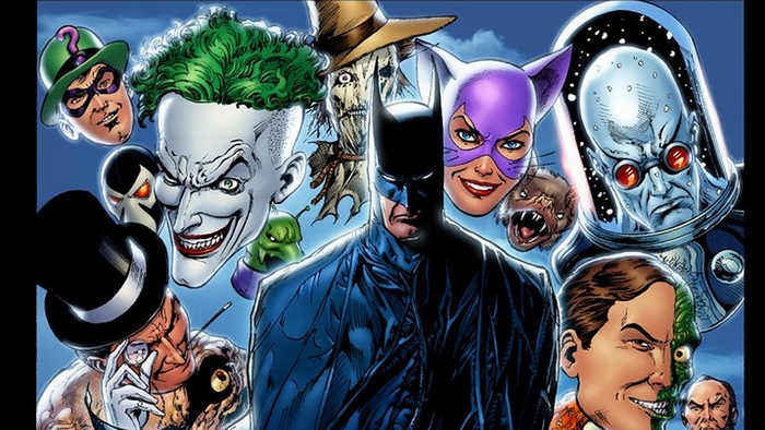 Batman and Villains from DC Comics