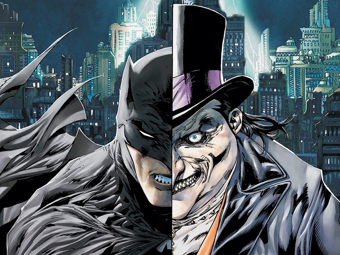 Batman and Penguin from DC Comics