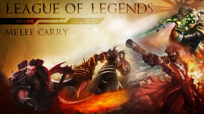 League of Legends Melee Carry Fighters