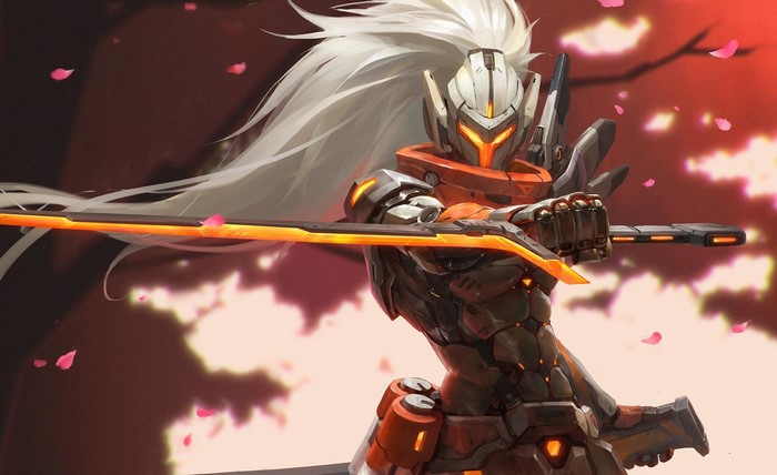 Master Yi from League of Legends with glowing sword