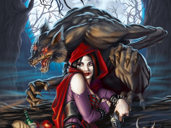 Red Riding Hood and a Werewolf