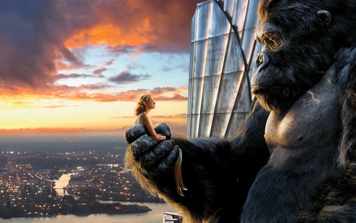 King Kong and Ann Darrow on Empire State Building