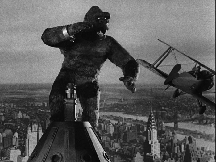 King Kong on Empire State Building with Biplanes
