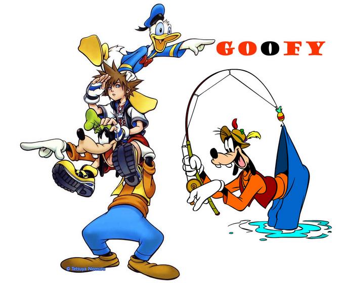 Sora, Donald, and Goofy from Kingdom Hearts