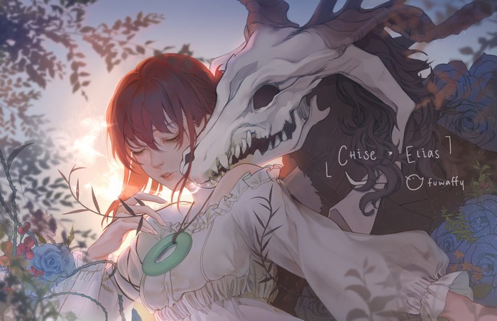 Chise Hatori and Elias Ainsworth