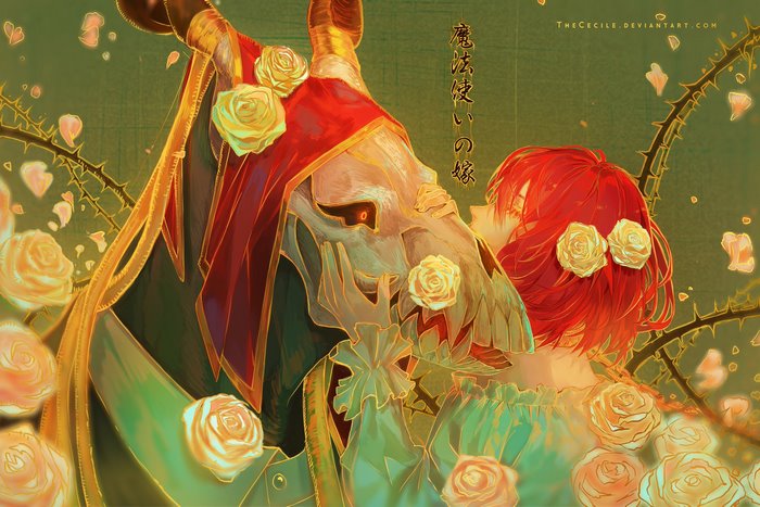 Chise Hatori and Elias Ainsworth from The Ancient Magus' Bride