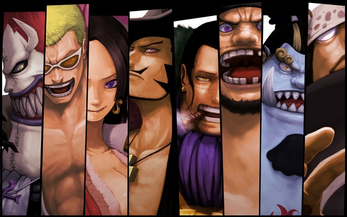 One Piece Characters Collage