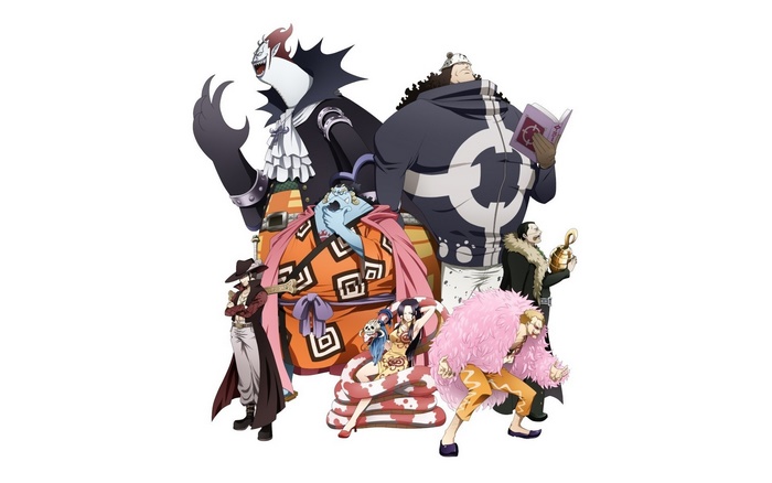 One Piece characters group portrait