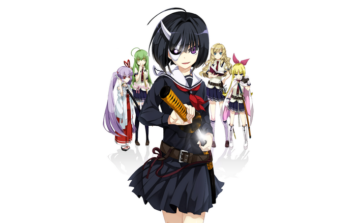 Rin Onigawara and friends from Kakegurui