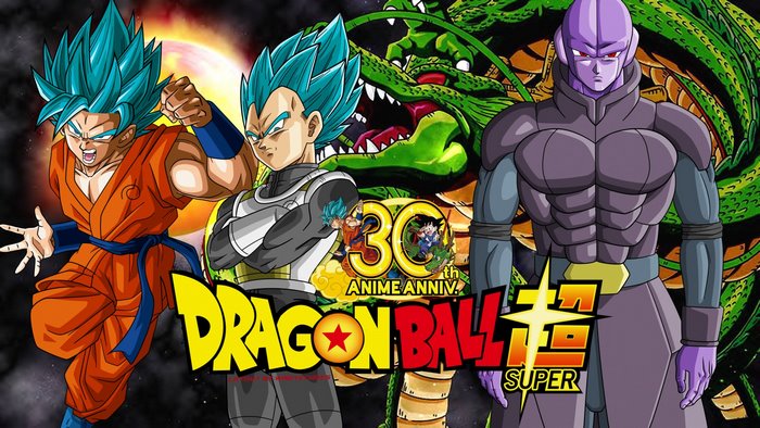 Goku, Vegeta, and Hit from Dragon Ball Super