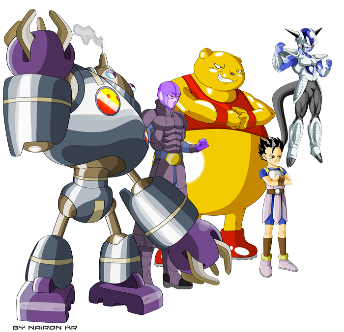 Hit and other characters from Dragon Ball
