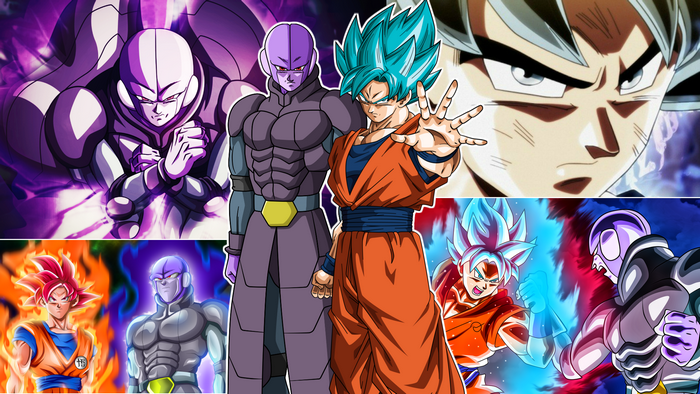 Hit and Goku from Dragon Ball