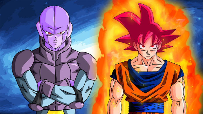 Hit and Goku from Dragon Ball