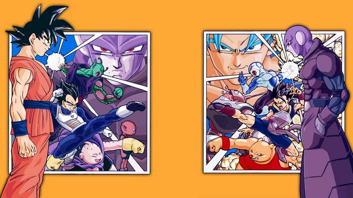 Goku and Vegeta vs Hit from Dragon Ball Super